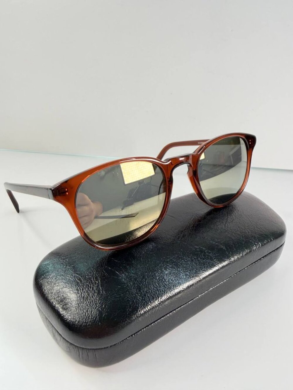 Warby Parker Downing 611 Sunglasses – Classic Amber Frame